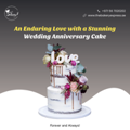 Celebrating Years of Love | Wedding Anniversary Cake